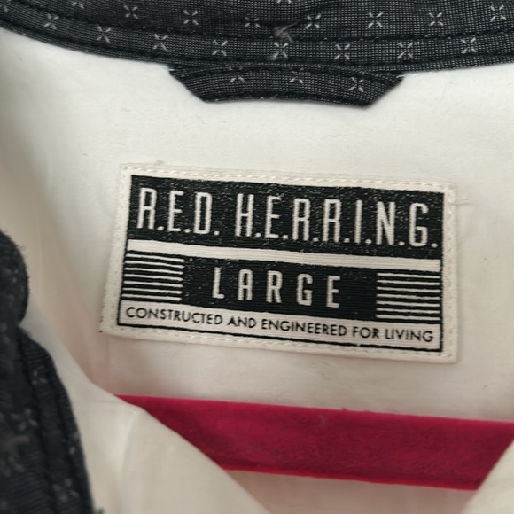 Men’s short sleeve shirt by Red Herring size Large - Picture 2 of 5